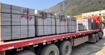 鸡西 芝麻灰地铺石出货日常