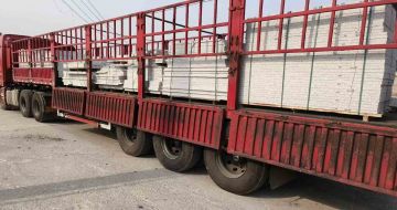 鸡西 白麻荔枝面外墙干挂，工厂装车日常