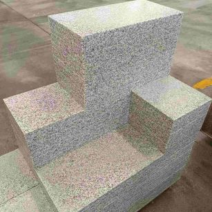 鸡西 白麻花岗岩荔枝面地铺石