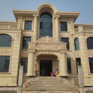 鸡西 黄金麻花岗岩别墅外墙干挂