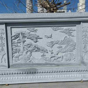 鸡西 芝麻白大型照壁，屏风，影壁
