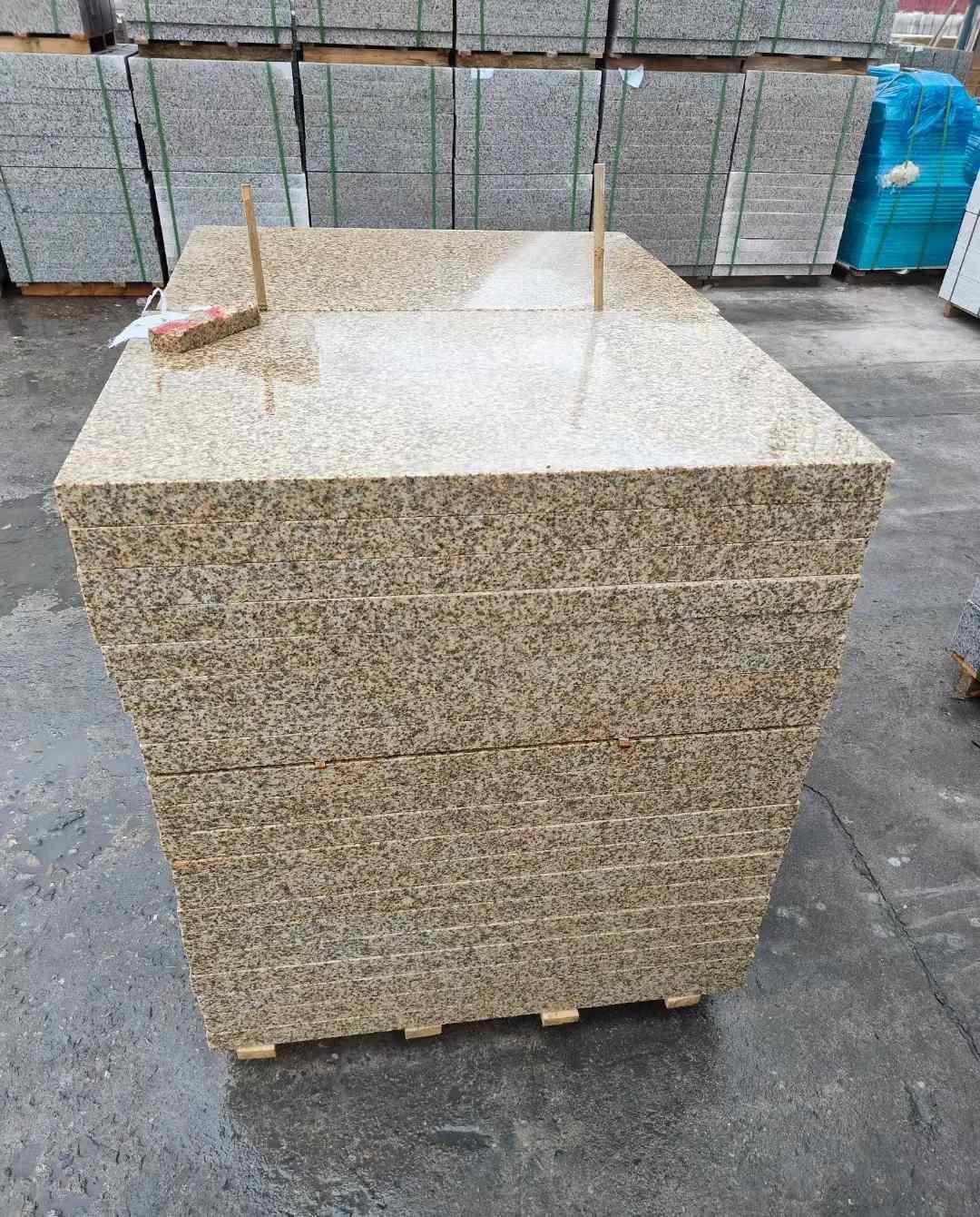 鸡西 湖北黄金麻花岗岩石材荔枝面外墙石材