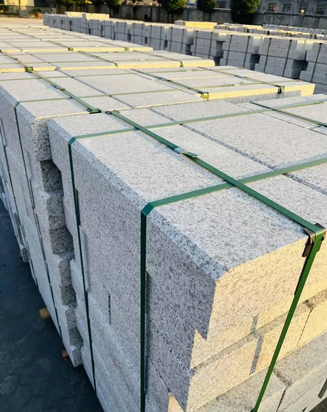 鸡西 白麻花岗岩路沿石，马路牙子，路缘石，平石，立缘石等