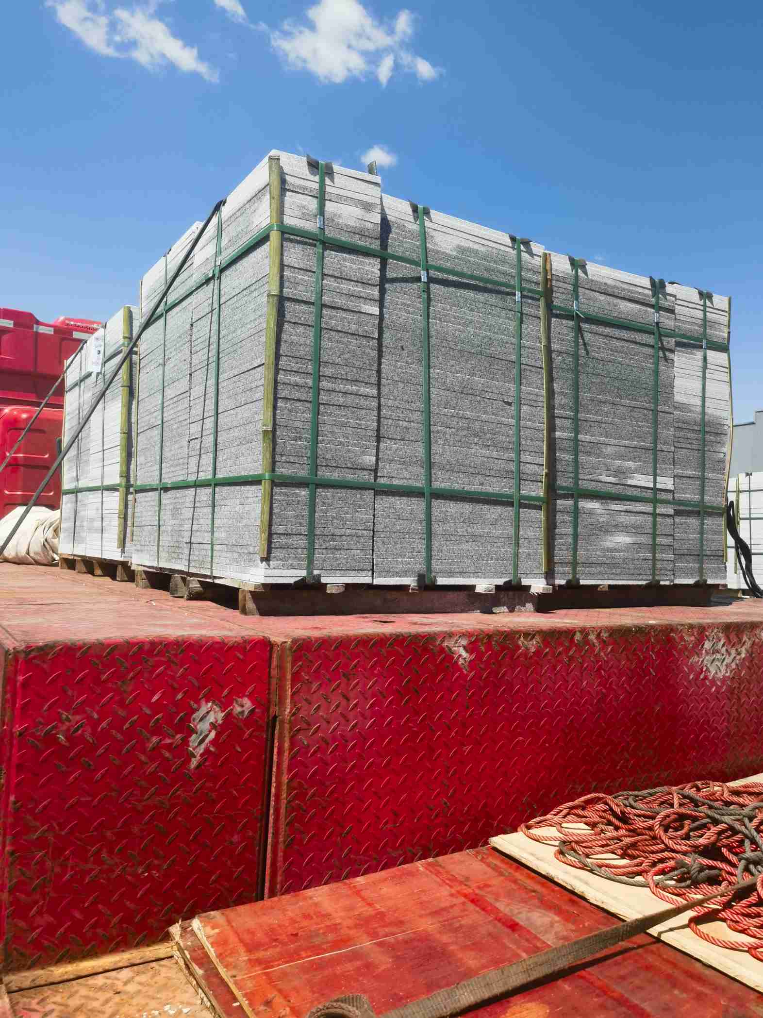 鸡西 芝麻白火烧规格板地铺石300*600/600*600