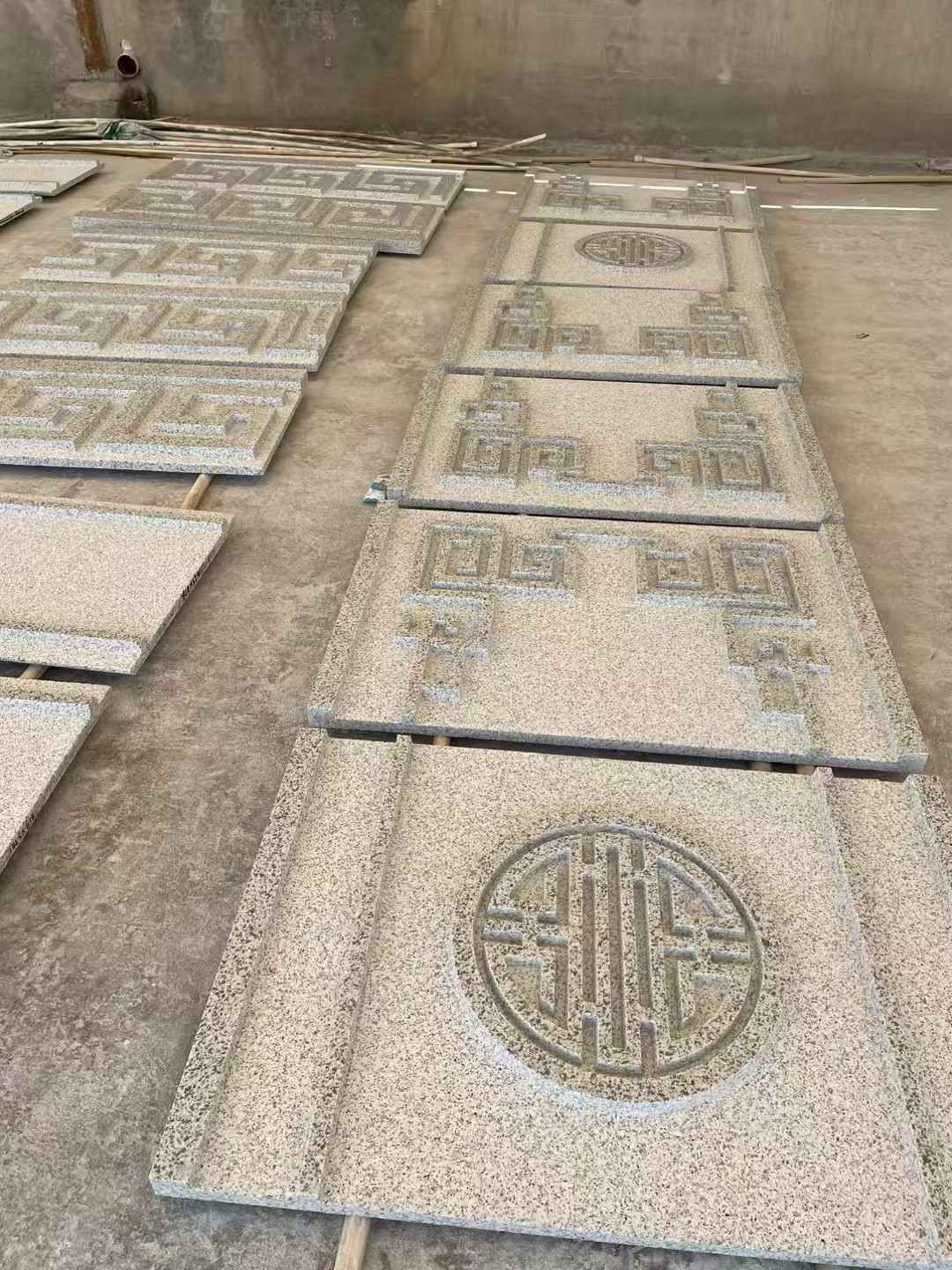 鸡西 白麻花岗岩外墙立面雕刻板