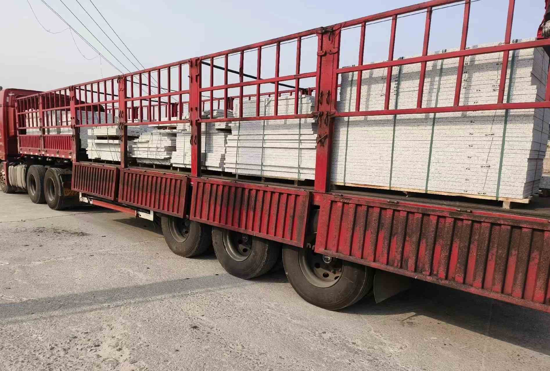 鸡西 白麻荔枝面外墙干挂，工厂装车日常