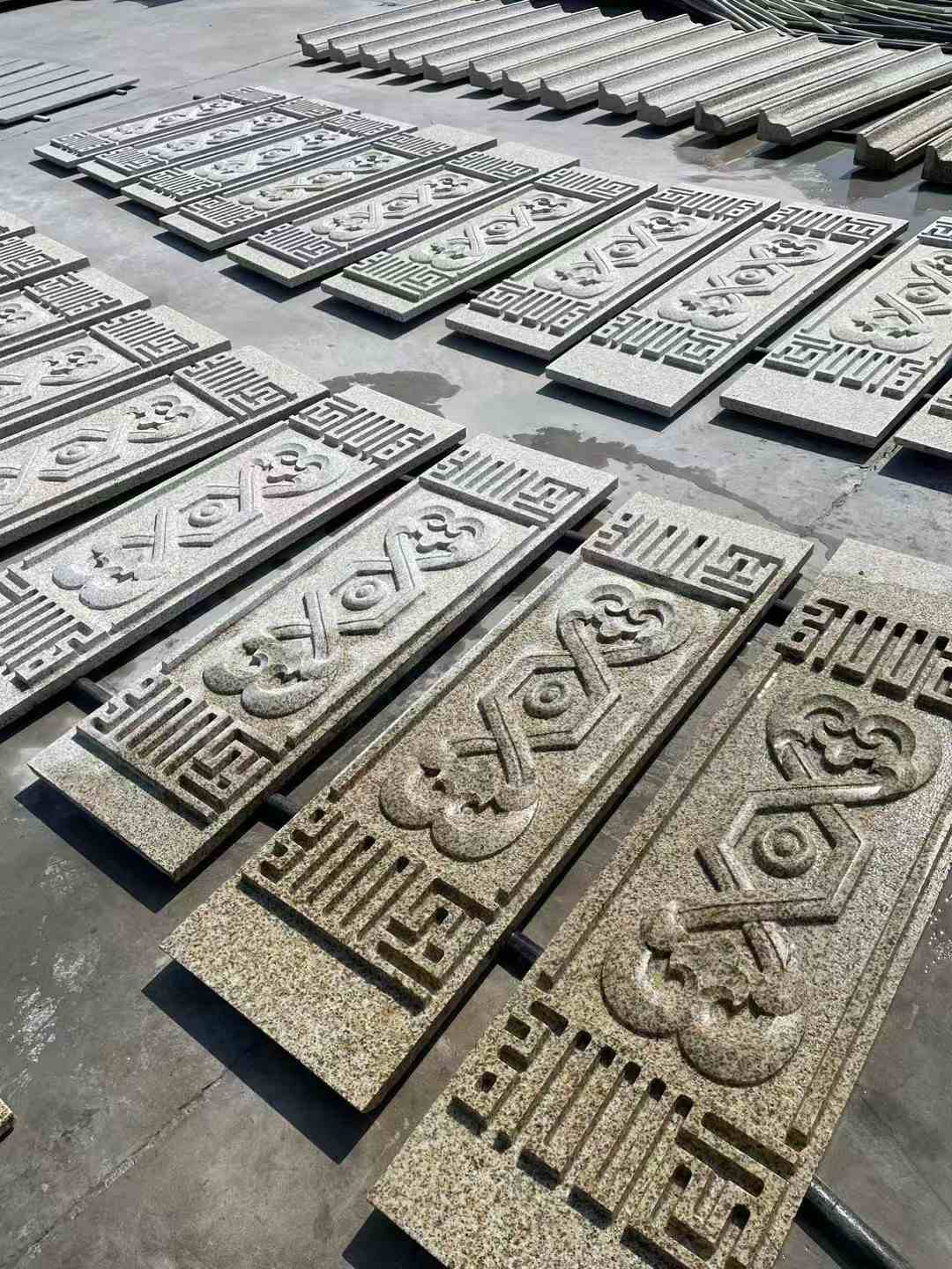 鸡西 黄金麻花岗岩外墙雕刻板