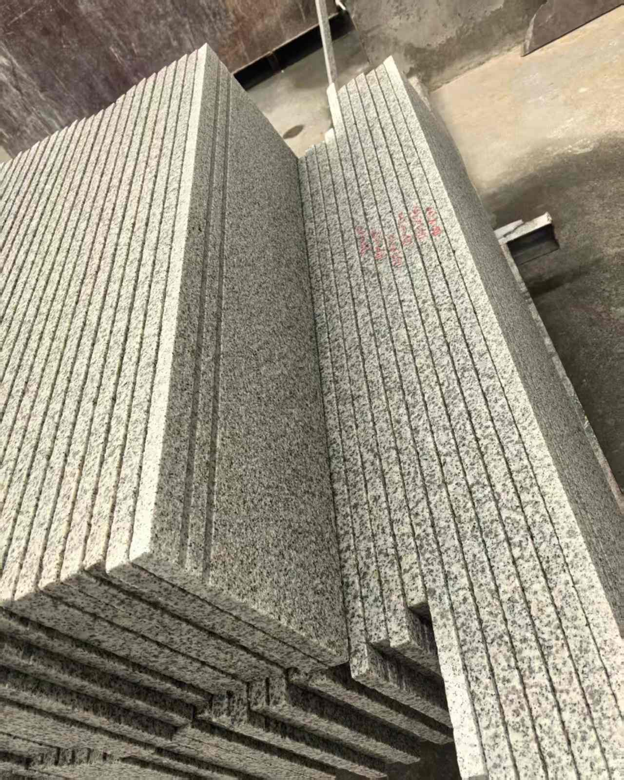 鸡西 白麻荔枝面花岗岩楼梯踏步