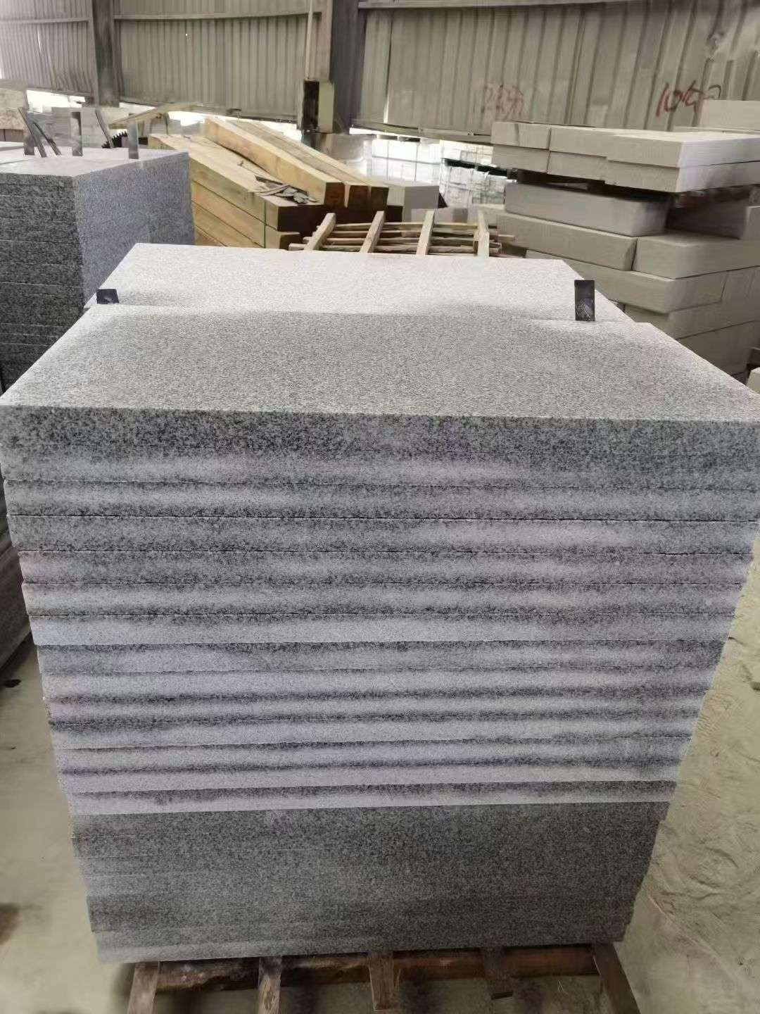 鸡西 芝麻白5公分火烧地铺成品，900*400，规格可定制