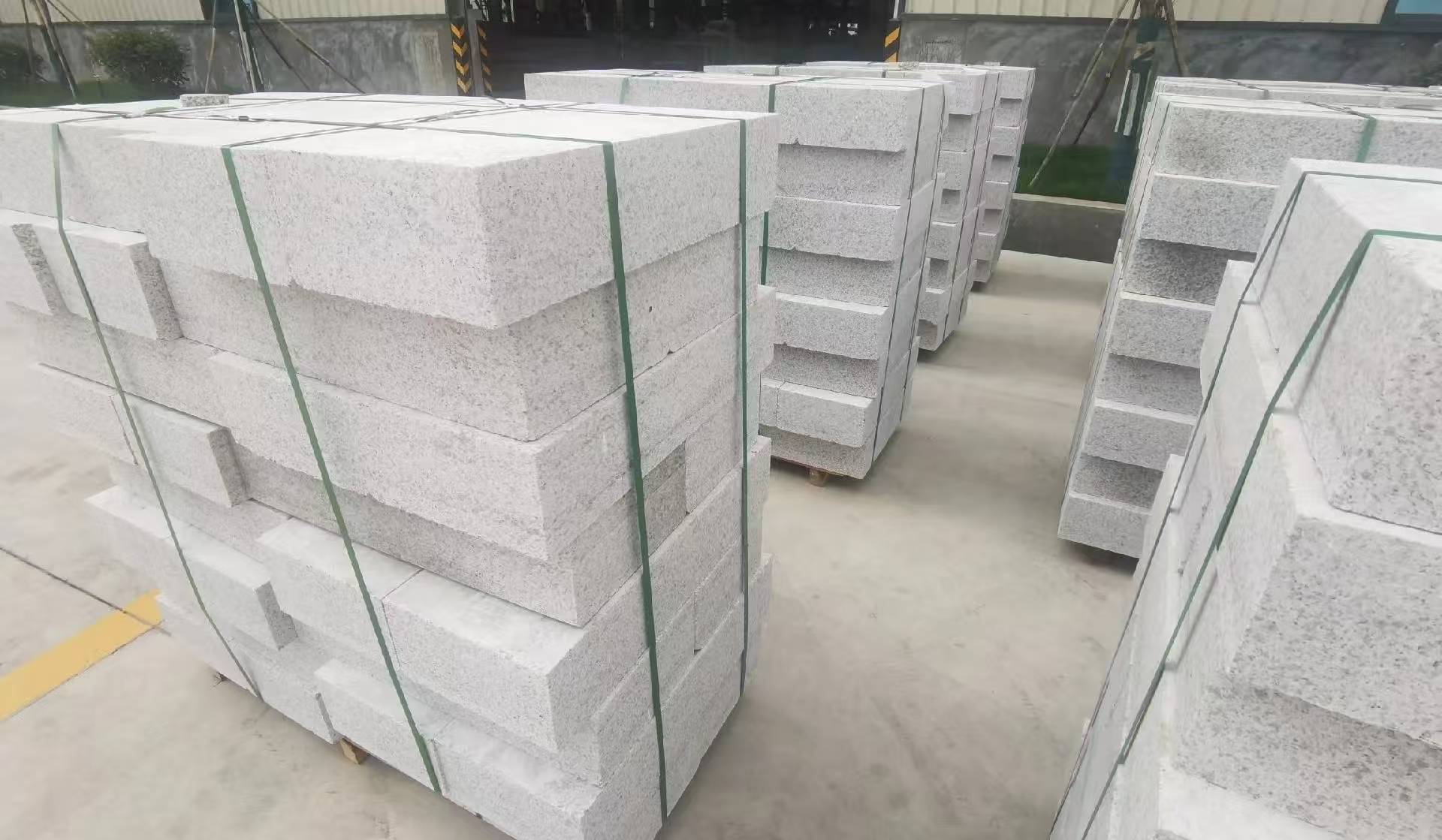 鸡西 白麻花岗岩路沿石，立缘石，平缘石，路牙石，道牙石，马路牙子等